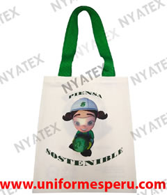 Bolsa de tela no tejida